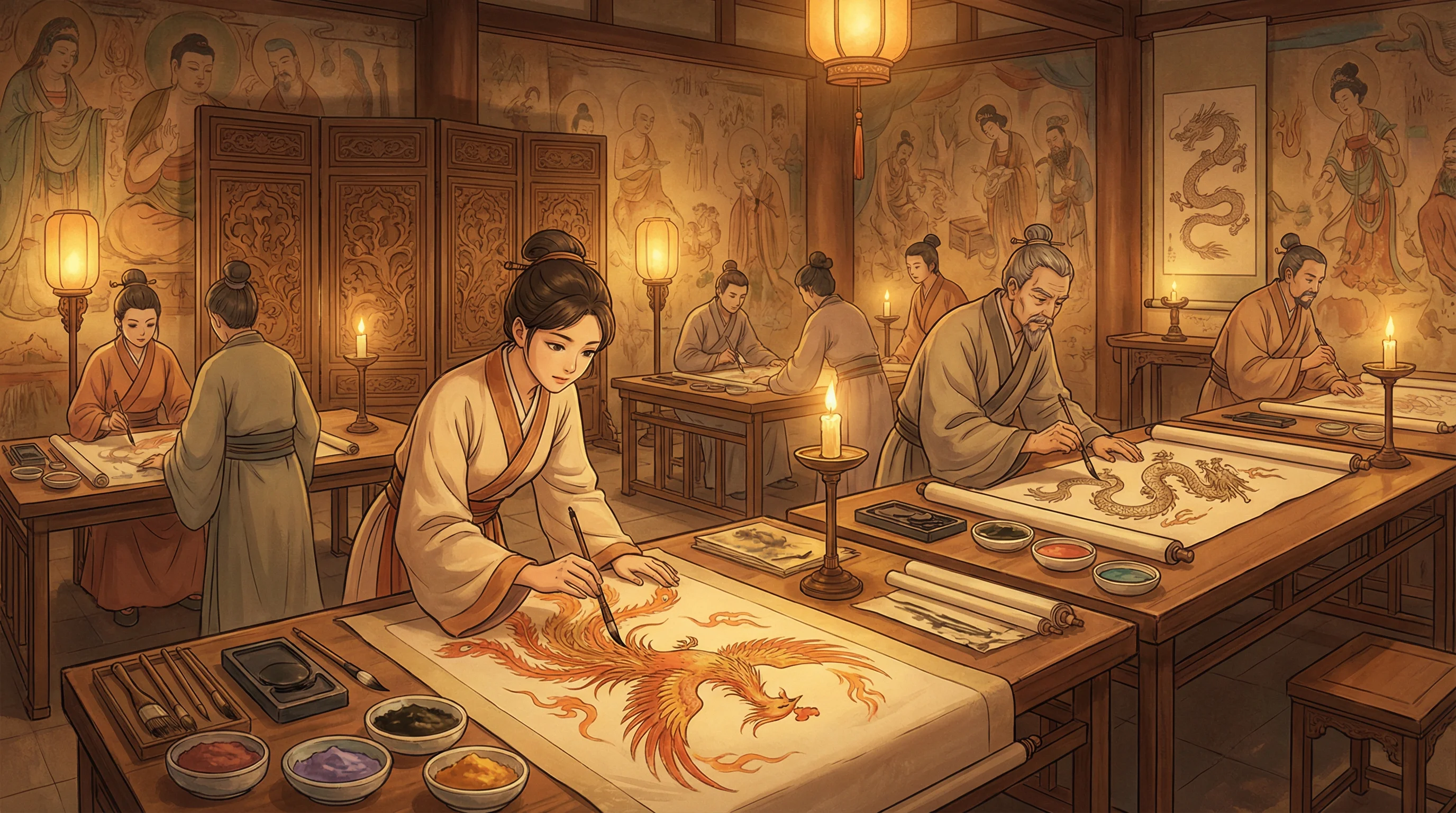 画师入驻 - 恒信贵金属模拟账户 国风动漫画师